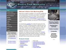Tablet Screenshot of etmgraphite.com